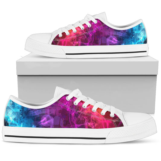 Blue & Purple Smoke Shoes