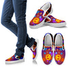 Colorful Peace Signs Hippie Slip On Shoes