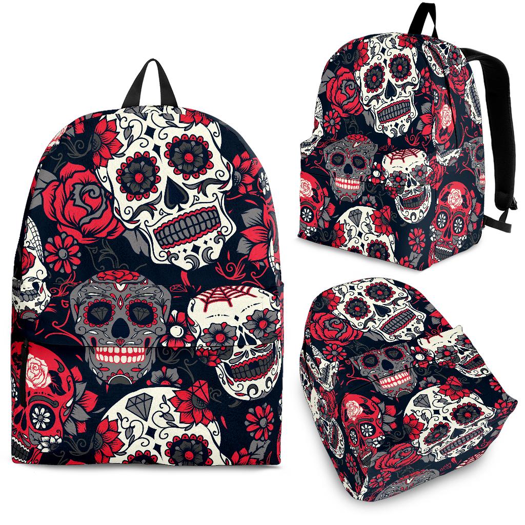 Sugar Skulls & Roses Backpack