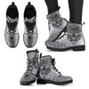 Grey Boho Wolf Net Womens Boots