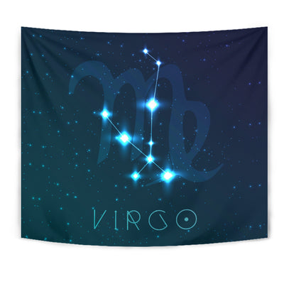 Virgo Zodiac Wall Tapestry