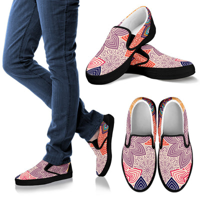 Colorful Floral Madalas Slip On Shoes