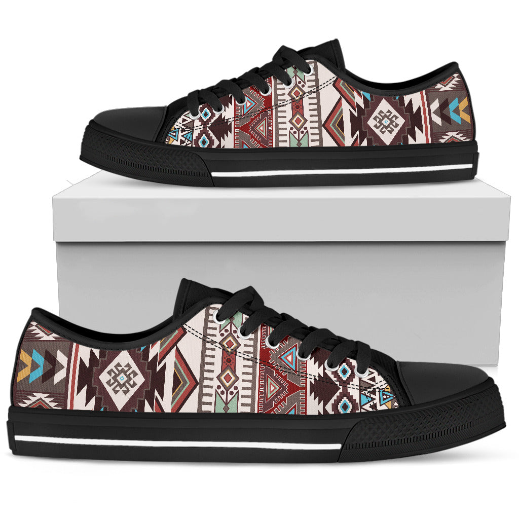 Brown Boho Aztec Shoes