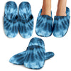 Blue Tie Dye Slippers