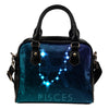 Pisces Zodiac Shoulder Handbag