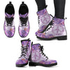 Pink & Purple Peace Sign Henna Mandala Womens Boots