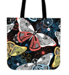 Colorful Butterflies Decor Canvas Tote Bag