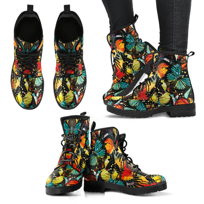 Colorful Butterflies Womens Boots