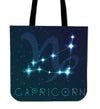 Capricorn Zodiac Canvas Tote Bag
