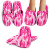Pink Camouflage Slippers