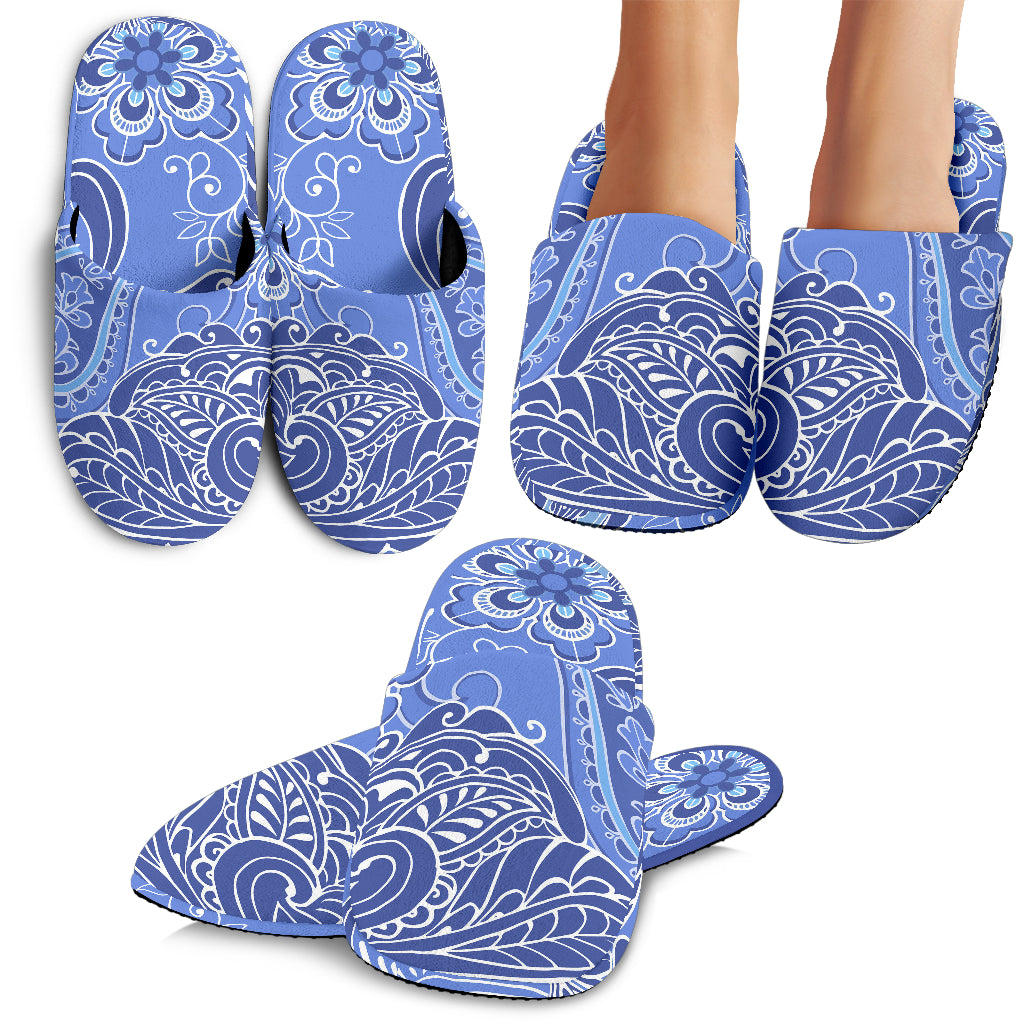 Purple Butterflies Decor Slippers