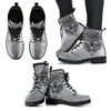 Grey Boho Wolf Womens Boots