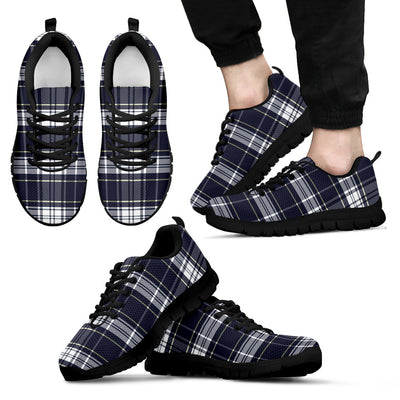 Blue Yellow Plaid Sneakers