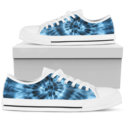 Blue Tie Dye Print Shoes