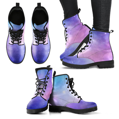 Pink & Purple Galaxy Womens Boots