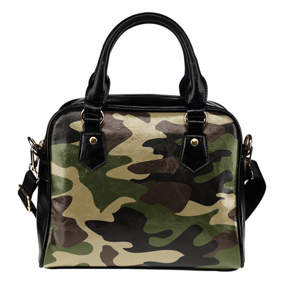 Army Green Camouflage Shoulder Handbag