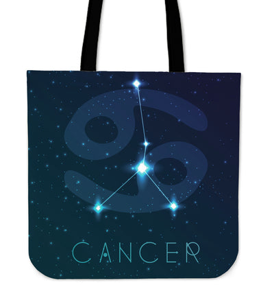 Cancer Zodiac Canvas Tote Bag
