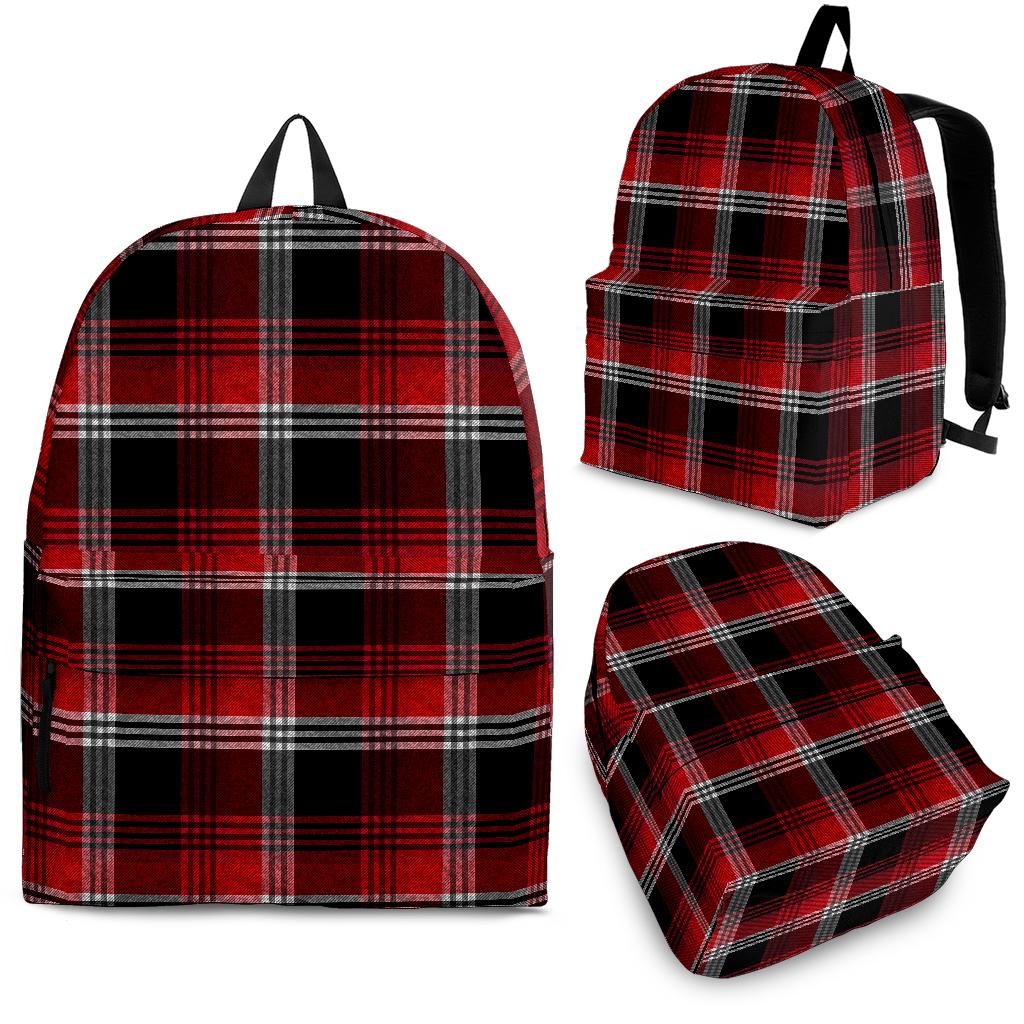 Red Plaid Backpack