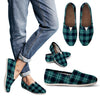Green Plaid Casual Shoes