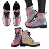 Colorful Pastel Abstract Womens Boots