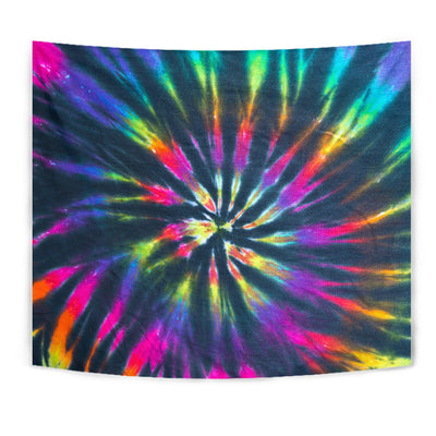 Colorful Neon Tie Dye Wall Tapestry