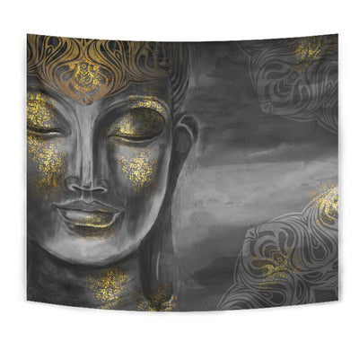 Golden Buddha Decor Wall Tapestry