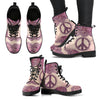 Peace Sign Henna Mandala Womens Boots