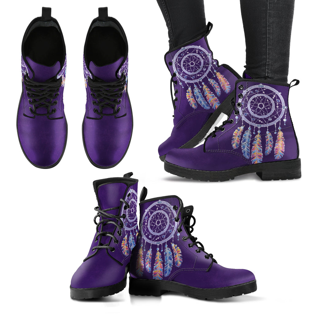 Purple Dream Catcher Womens Boots