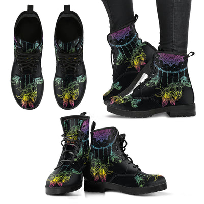 Colorful Boho Dream Catcher Womens Boots