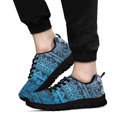 Blue Boho Sneakers