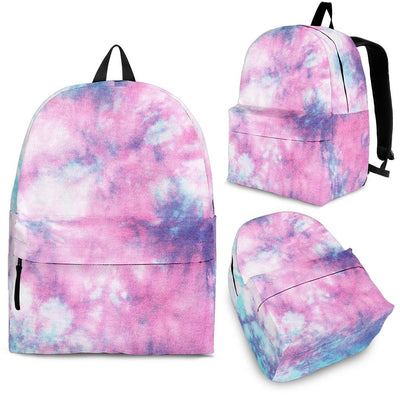Blue & Pink Cotton Candy Tie Dye Backpack