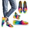 Colorful Tie Dye Spiral Casual Shoes