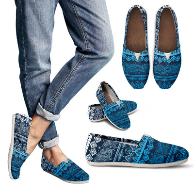 Blue Boho Casual Shoes