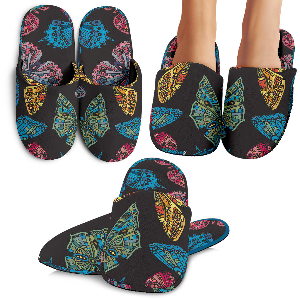 Colorful Butterflies Slippers