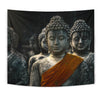 Buddha Statues Wall Tapestry