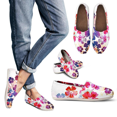 Colorful Aloha Flowers Casual Shoes