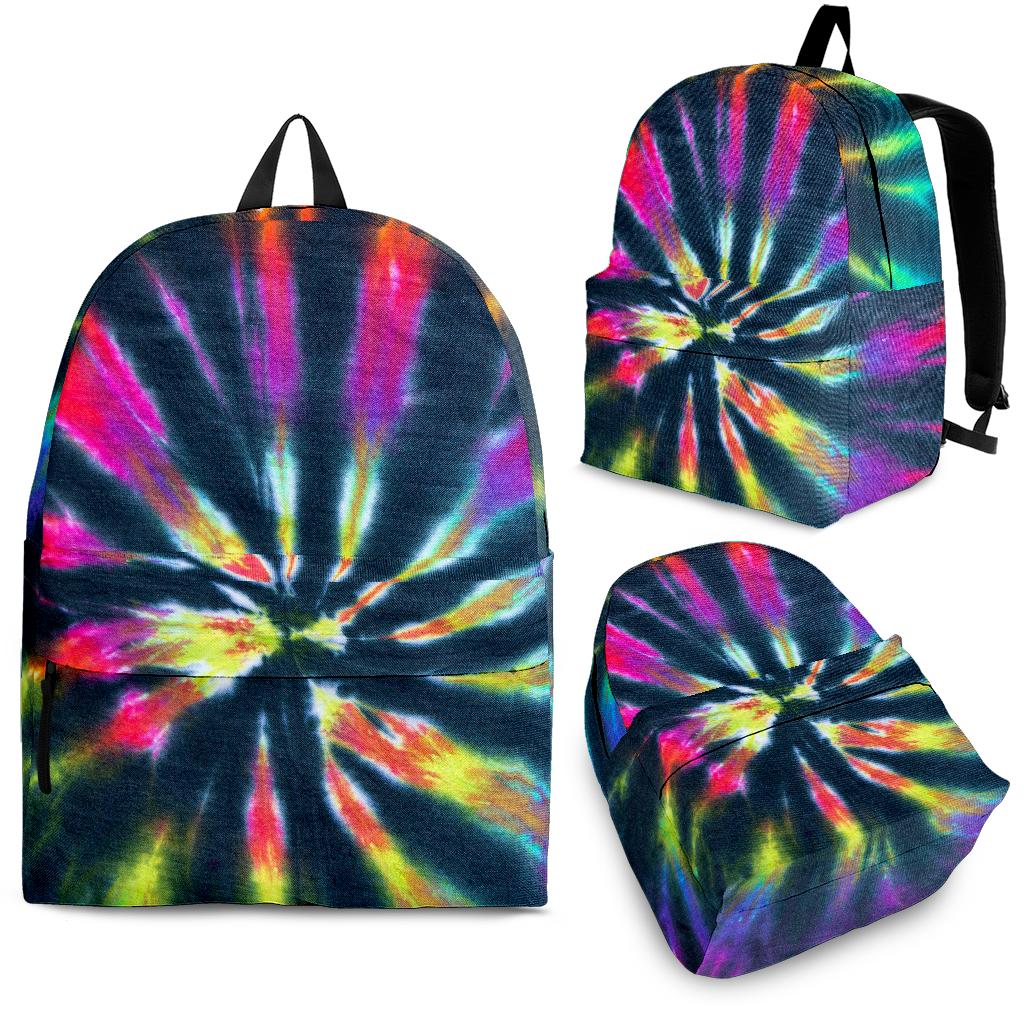 Colorful Neon Tie Dye Backpack