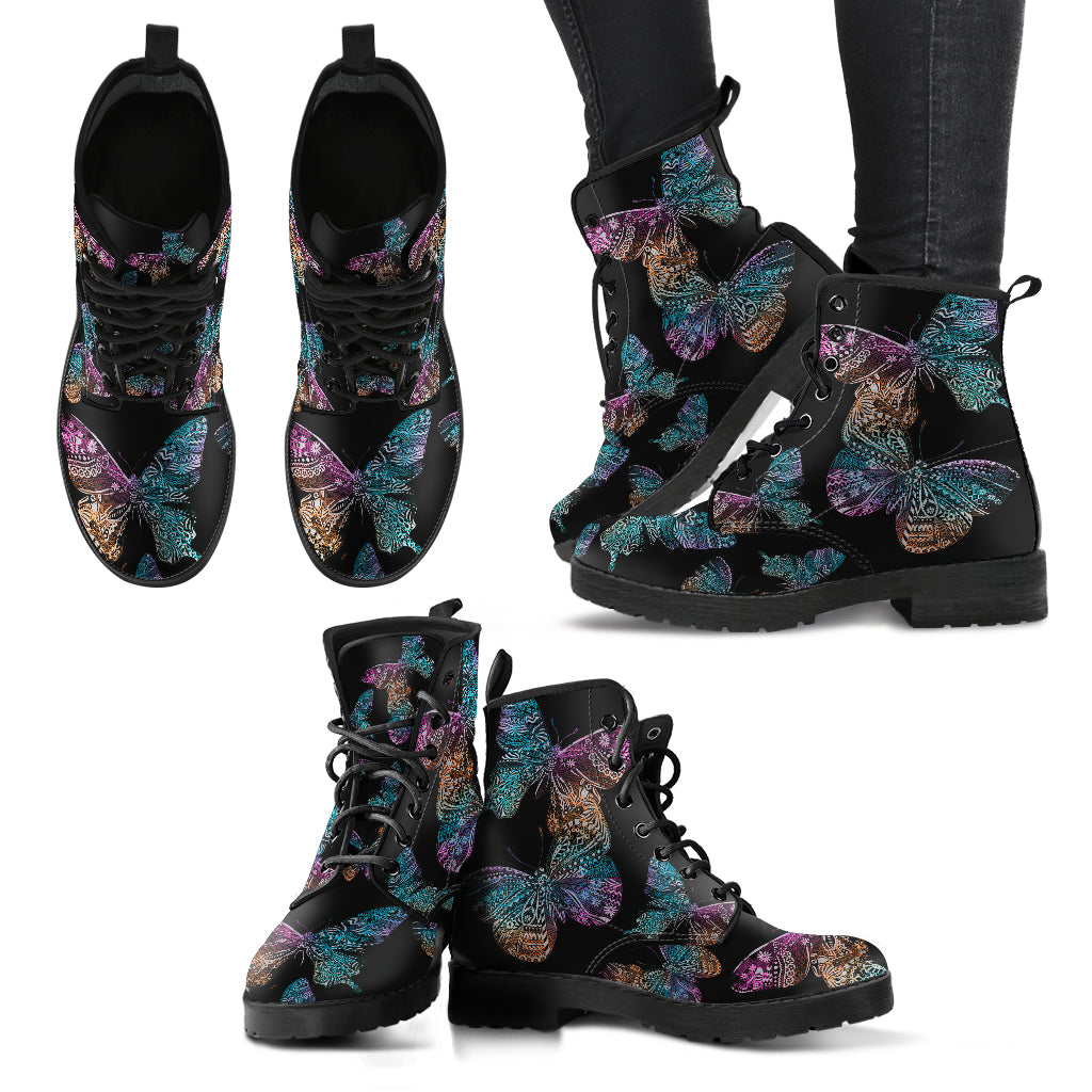 Boho Butterflies Womens Boots