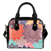 Colorful Floral Mandalas Shoulder Handbag