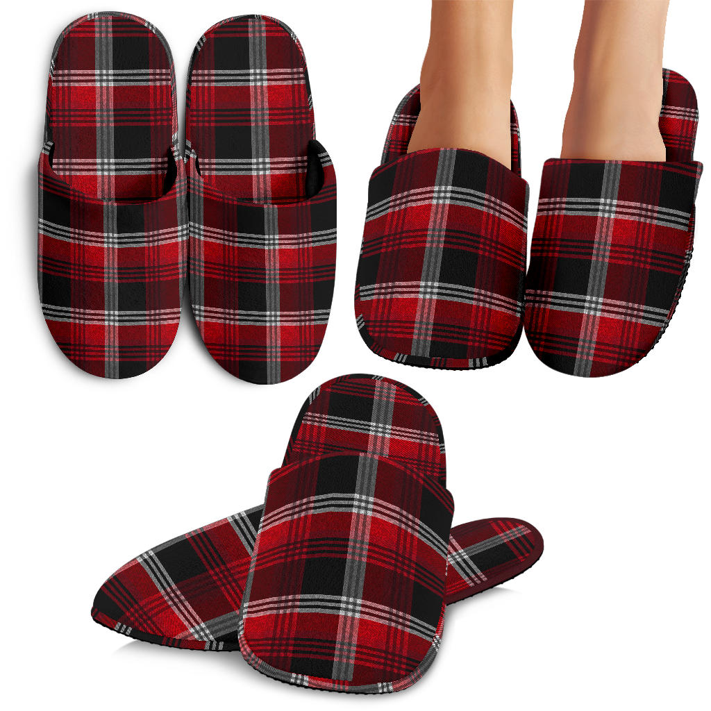 Red Plaid Slippers