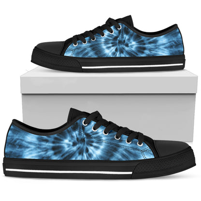 Blue Tie Dye Print Shoes
