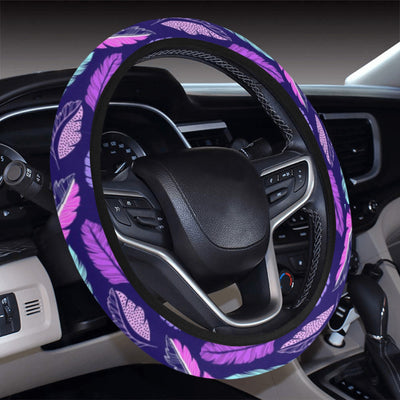 Feathers Steering Wheel Cover