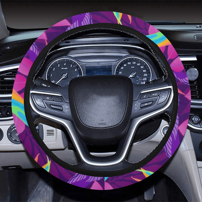 Colorful Plants Steering Wheel Cover