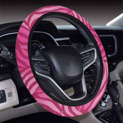 Pink Abstract Steering Wheel Cover