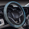 Blue Abstract (3) Steering Wheel Cover