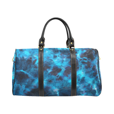 Blue Tie Dye Grunge Travel Bag