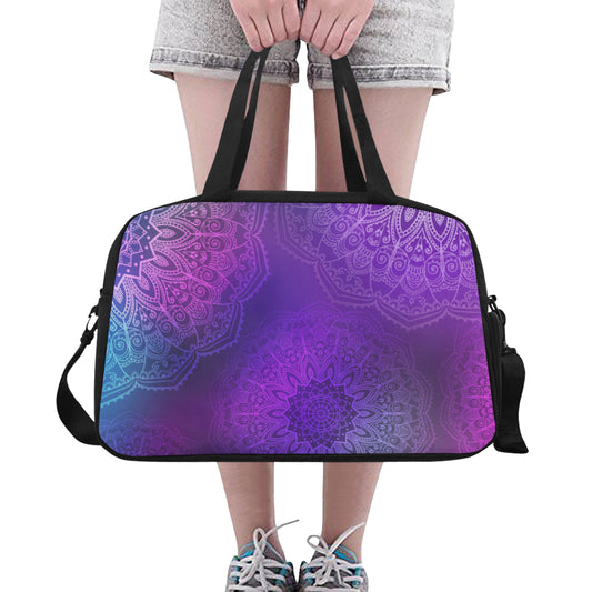 Purple Mandalas Fitness Bag Fitness