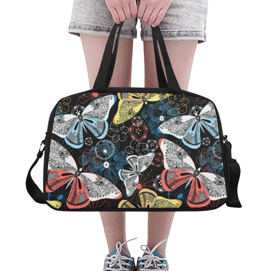 Colorful Butterflies Fitness Bag Fitness