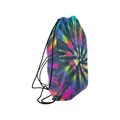 Colorful Neon Tie Dye Drawstring Bag