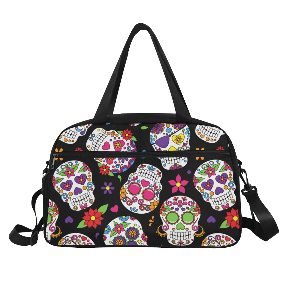 Colorful Sugar Skulls Fitness Bag Fitness